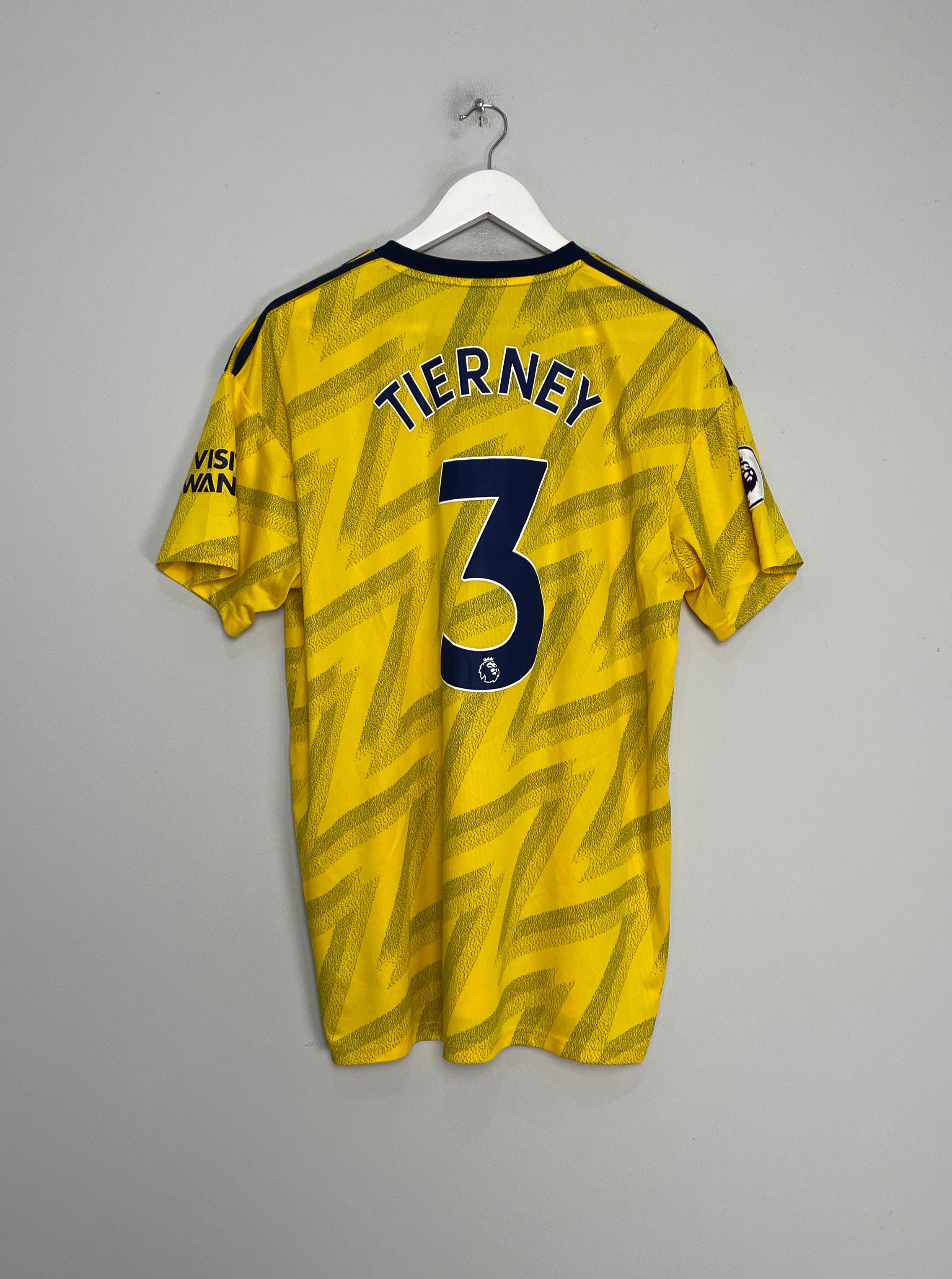 2019/20 ARSENAL TIERNEY #3 AWAY SHIRT (XL) ADIDAS