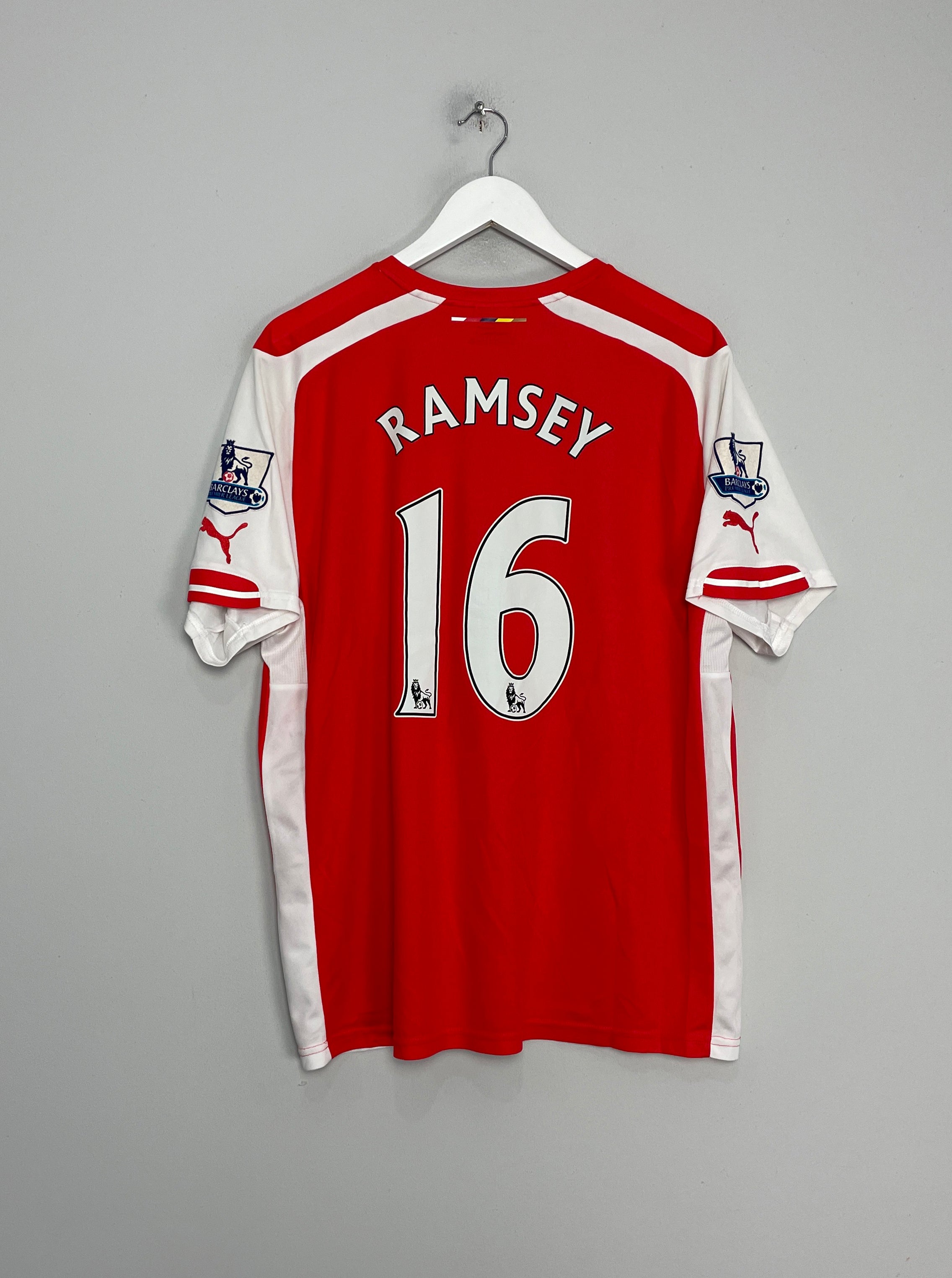 2014/15 ARSENAL RAMSEY #16 HOME SHIRT (XL) PUMA