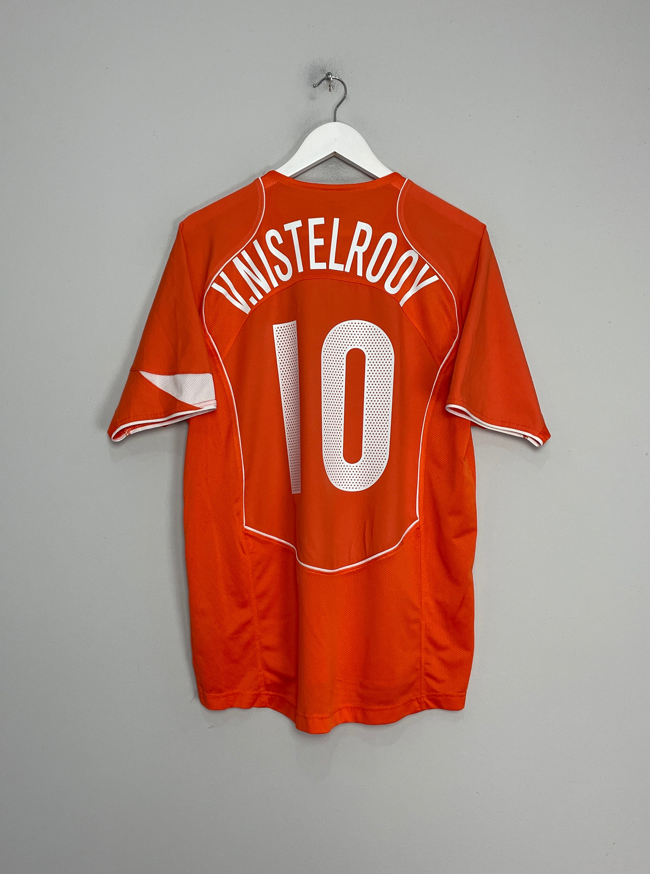 2004/06 NETHERLANDS V.NISTELROOY #10 HOME SHIRT (M) NIKE