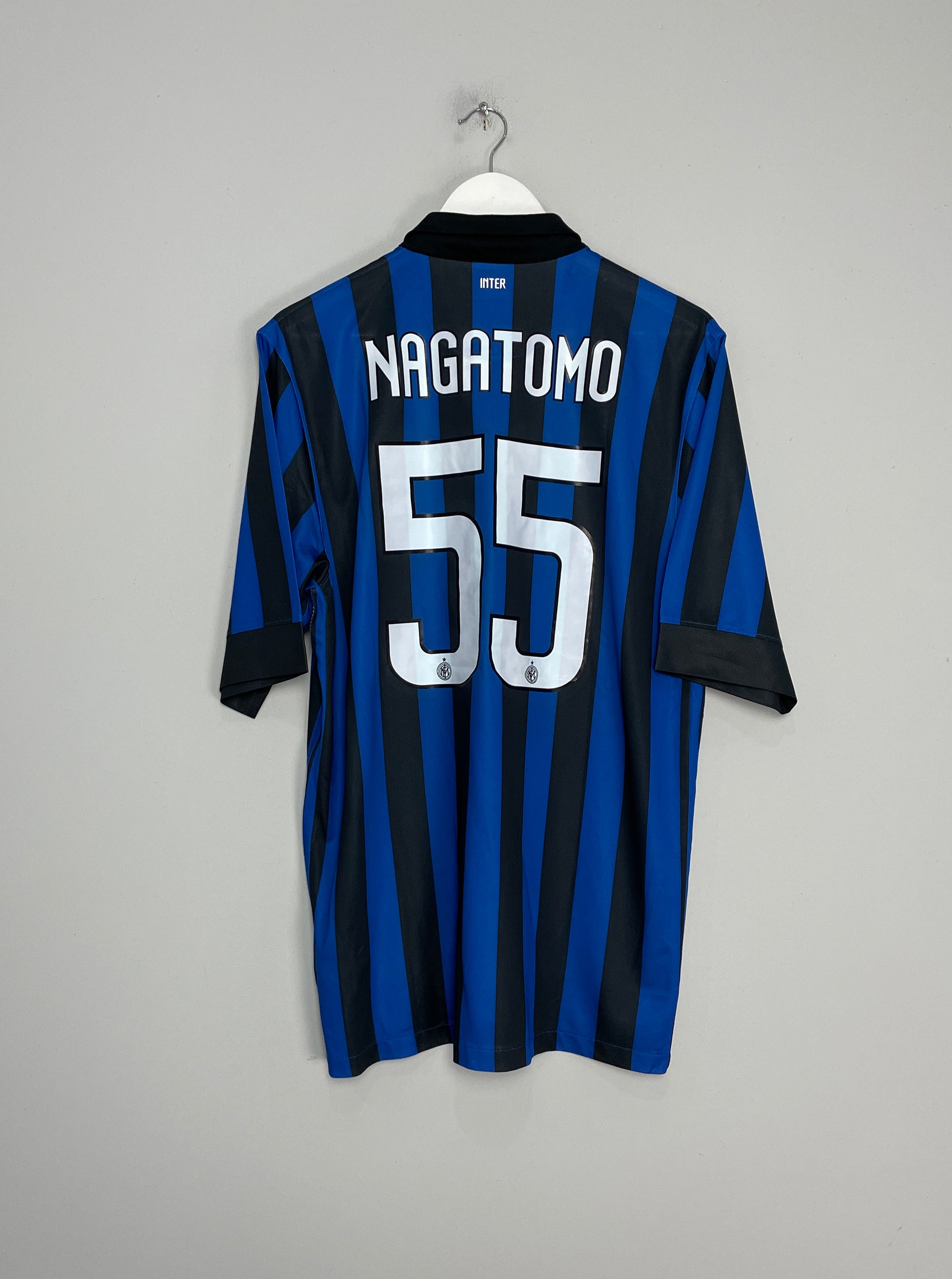 2011/12 INTER MILAN NAGATOMO #55 HOME SHIRT (L) NIKE