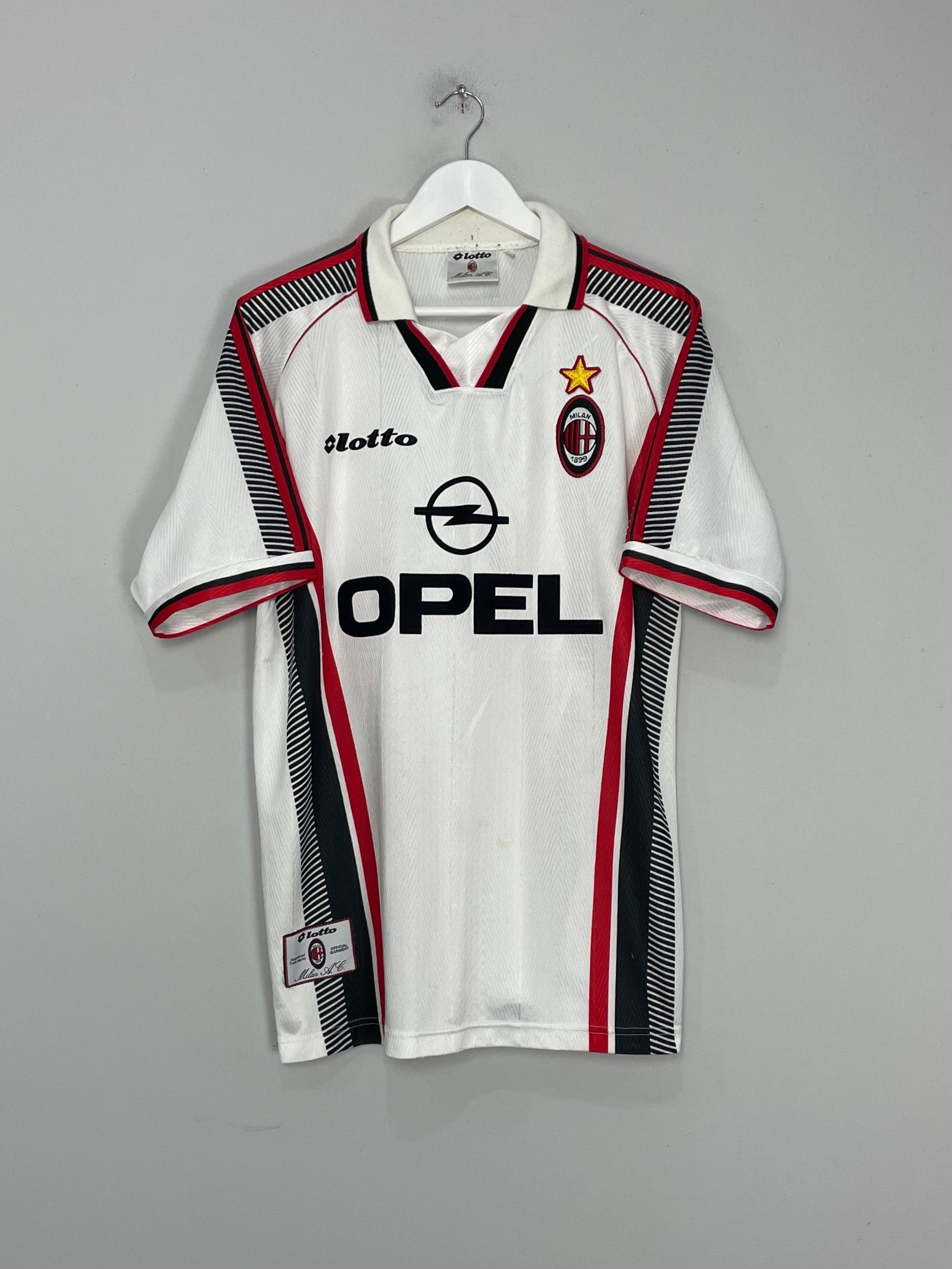 1997/98 AC MILAN AWAY SHIRT (XL) LOTTO