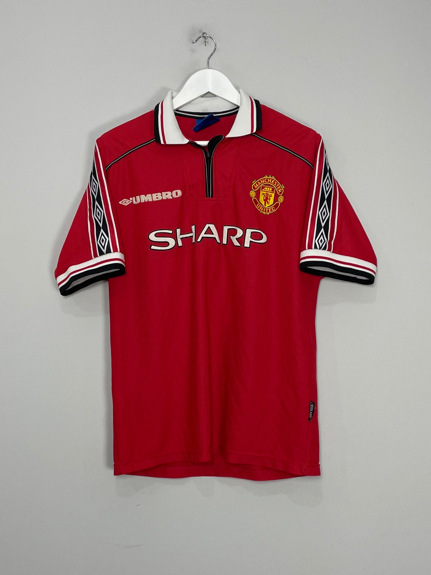 1998/00 MANCHESTER UNITED HOME SHIRT (L) UMBRO