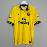 2013/14 ARSENAL S.CAZORLA #19 AWAY SHIRT (XL) NIKE