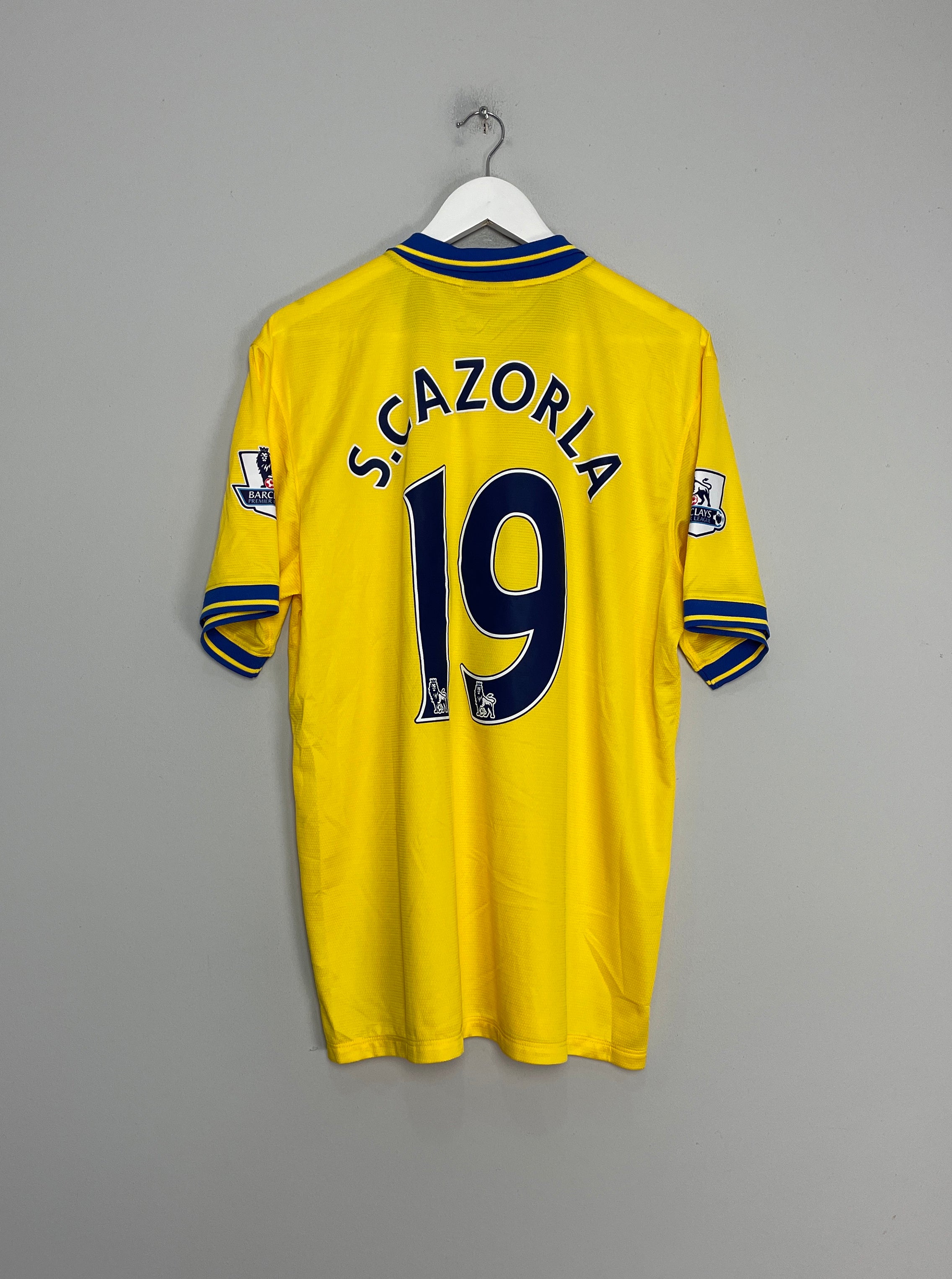 2013/14 ARSENAL S.CAZORLA #19 AWAY SHIRT (XL) NIKE