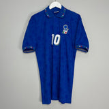 1994 ITALY R.BAGGIO #10 HOME SHIRT (XL) DIADORA