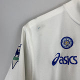 1995/96 LEEDS UNITED YEBOAH #21 HOME SHIRT (M) ASICS