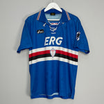 1994/95 SAMPDORIA HOME SHIRT (M) ASICS