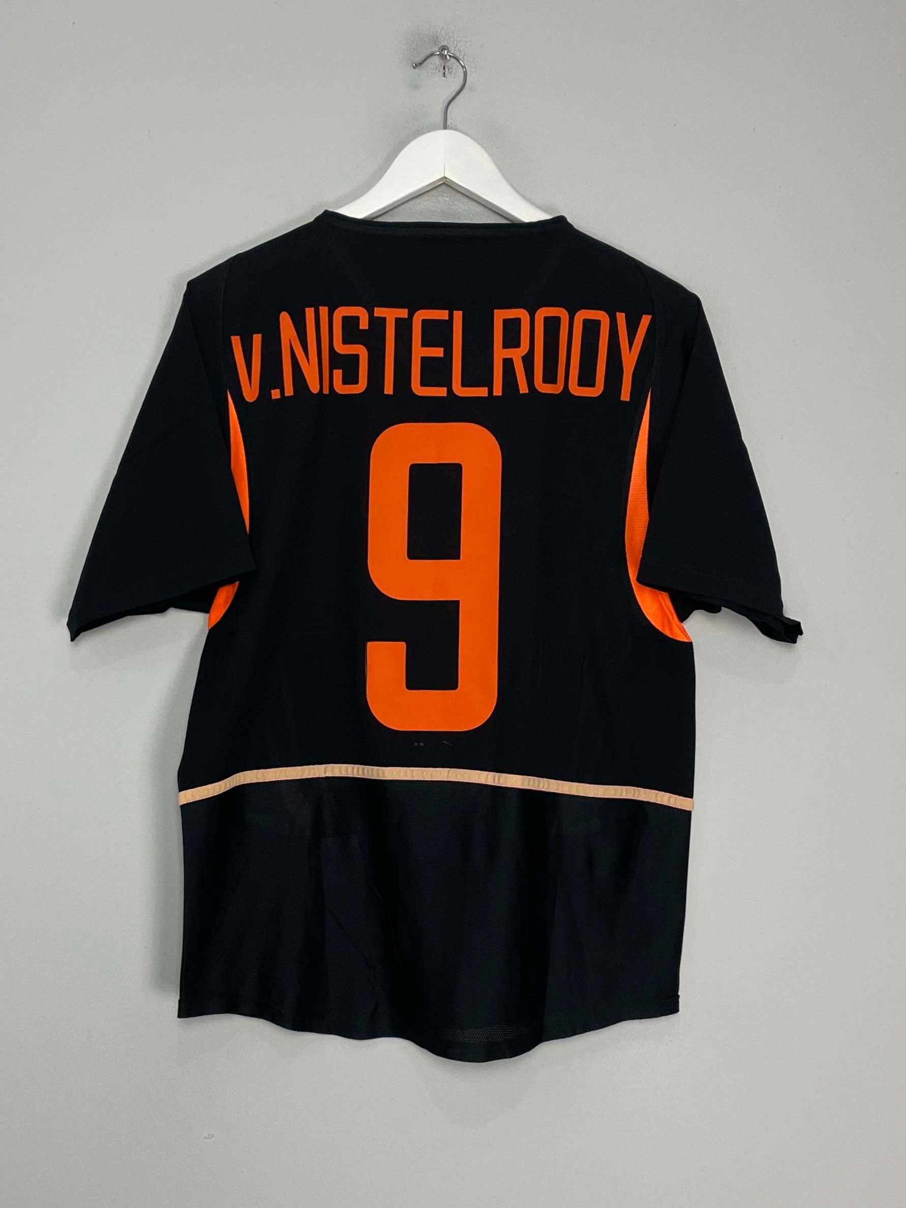 2002/04 NETHERLANDS V.NISTELROOY #9 AWAY SHIRT (S) NIKE