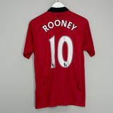 2013/14 MANCHESTER UNITED ROONEY #10 HOME SHIRT (M) NIKE