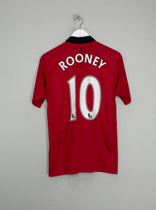 2013/14 MANCHESTER UNITED ROONEY #10 HOME SHIRT (M) NIKE