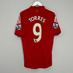 2008/10 LIVERPOOL TORRES #9 HOME SHIRT (M) ADIDAS