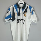 1991/92 INTER MILAN AWAY SHIRT (M) UMBRO