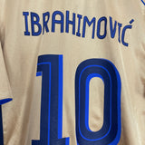 2004/05 SWEDEN IBRAHIMOVIC #10 *CENTENARY* AWAY SHIRT (XL) UMBRO