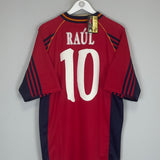 1998/99 SPAIN RAUL #7 *BNWT* HOME SHIRT (L) ADIDAS