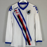 2010/11 SAMPDORIA DANILO #55 L/S AWAY SHIRT (L) KAPPA