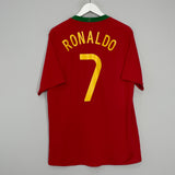 2008/10 PORTUGAL RONALDO #7 HOME SHIRT (L) NIKE