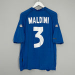 2000/01 ITALY MALDINI #3 HOME SHIRT (M) KAPPA