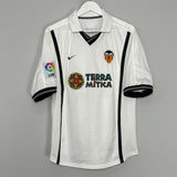 2000/01 VALENCIA AIMAR #22 HOME SHIRT (M) NIKE