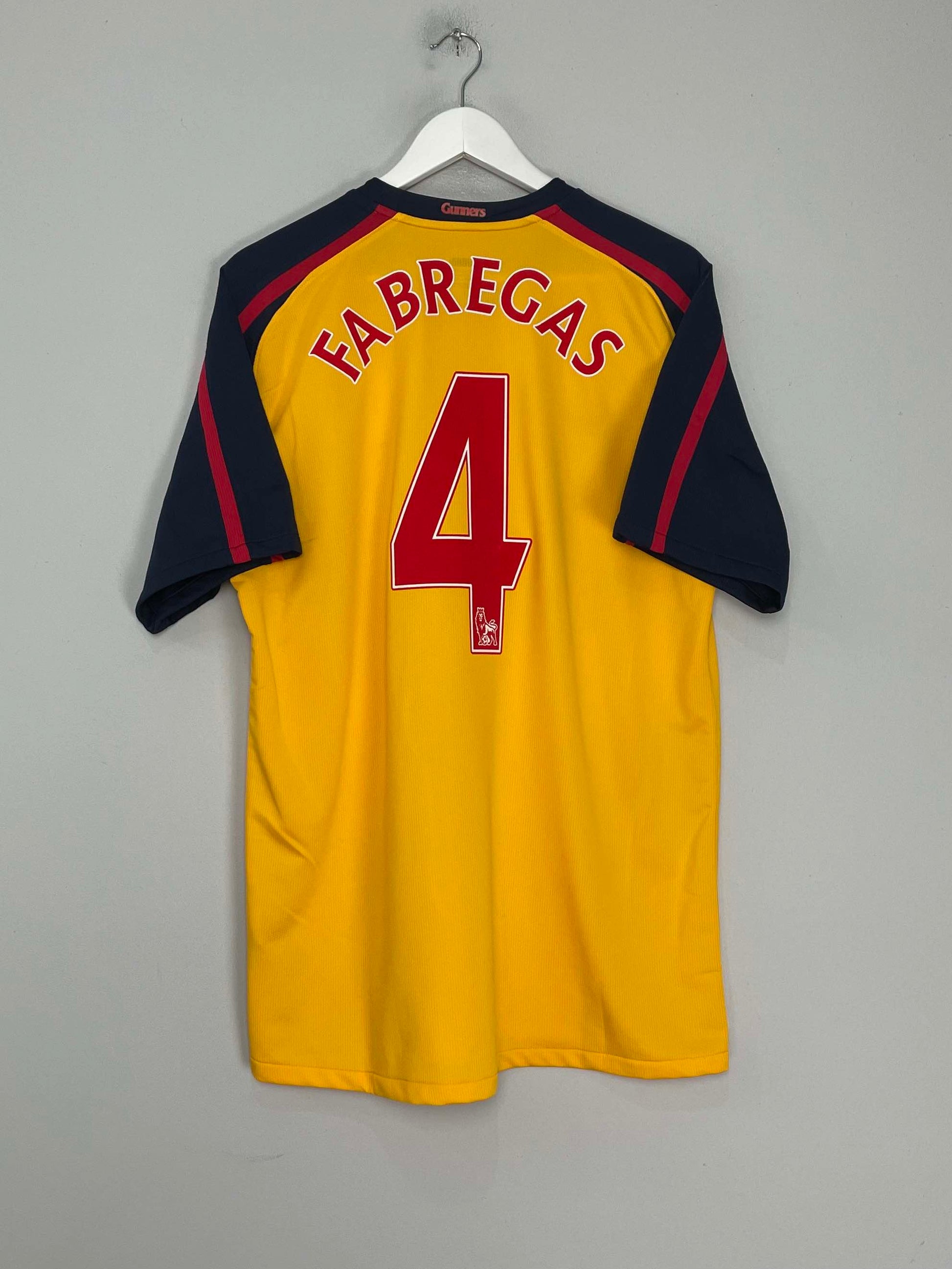 CULT KITS - 2008/09 ARSENAL FABREGAS #4 AWAY SHIRT (L) NIKE – Cult Kits