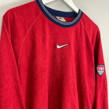 1998/00 USA FLEECE JUMPER (M) NIKE