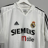 2004/05 REAL MADRID ZIDANE #5 HOME SHIRT (L) ADIDAS