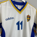 1998/00 SWEDEN #11 AWAY SHIRT (M) ADIDAS