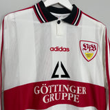 1997/98 STUTTGART #9 L/S HOME SHIRT (M) ADIDAS