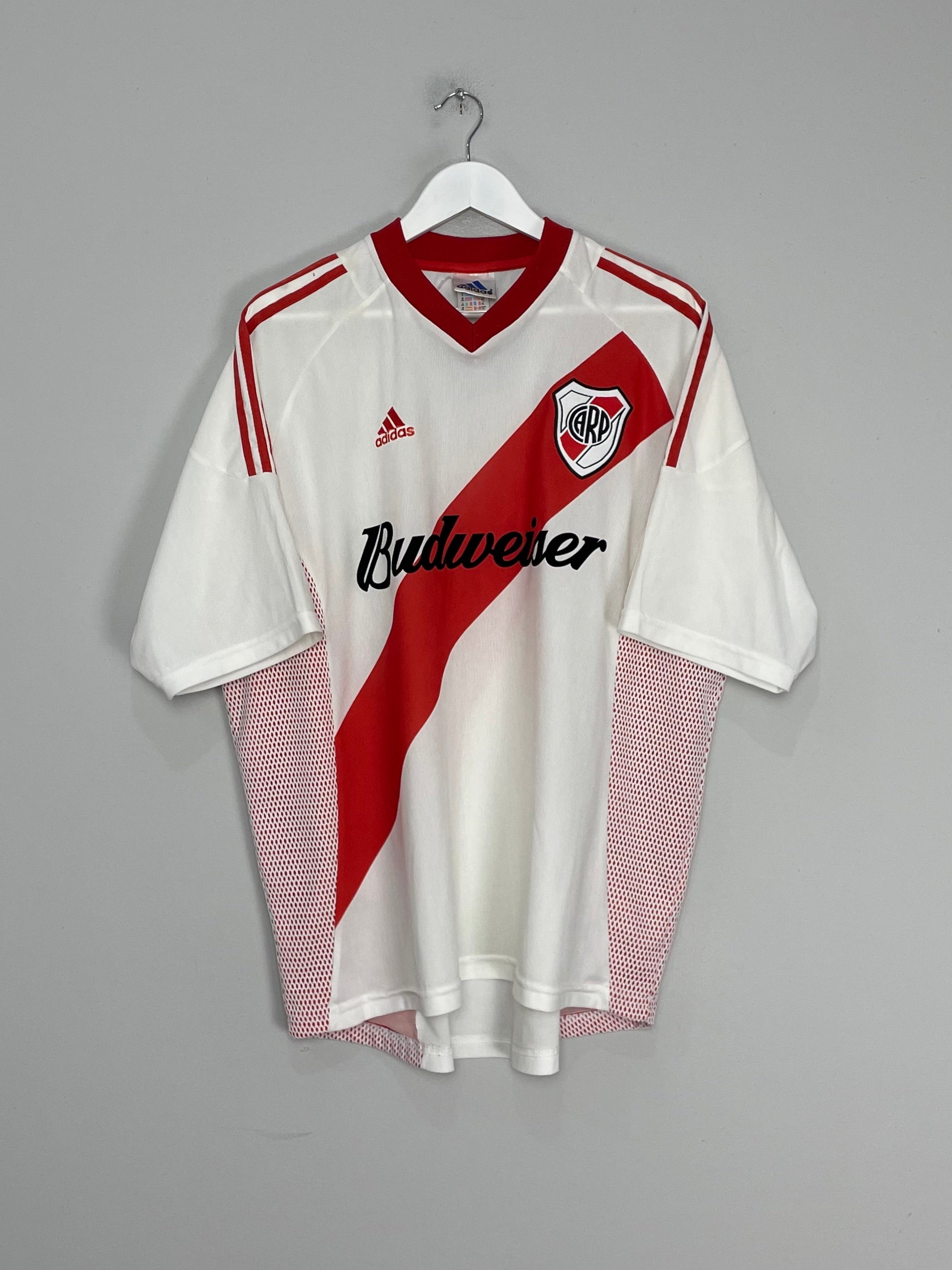 2002/04 RIVER PLATE HOME SHIRT (XL) ADIDAS