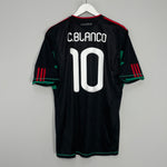 2010/11 MEXICO C.BLANCO #10 AWAY SHIRT (L) ADIDAS