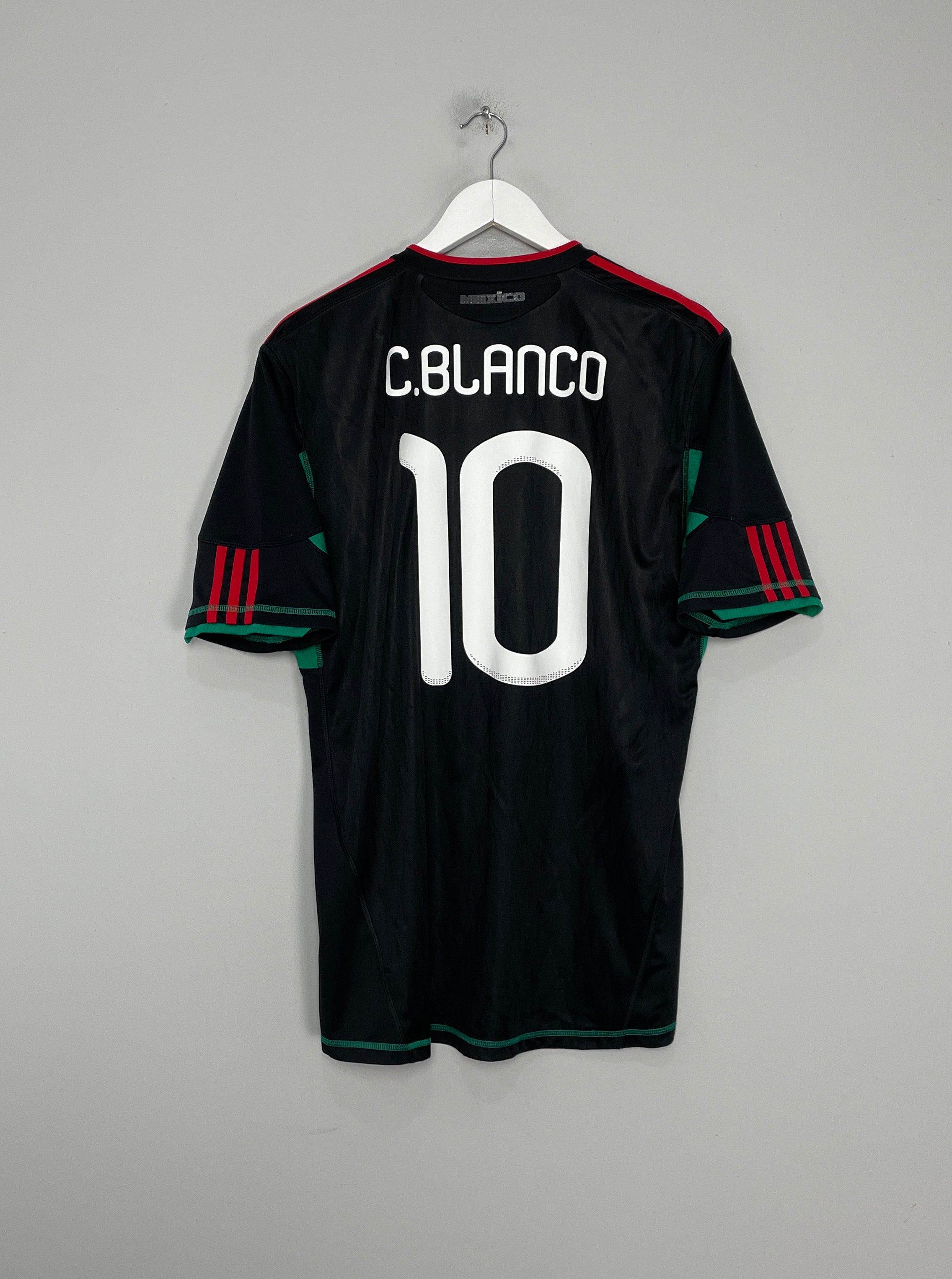 2010/11 MEXICO C.BLANCO #10 AWAY SHIRT (L) ADIDAS