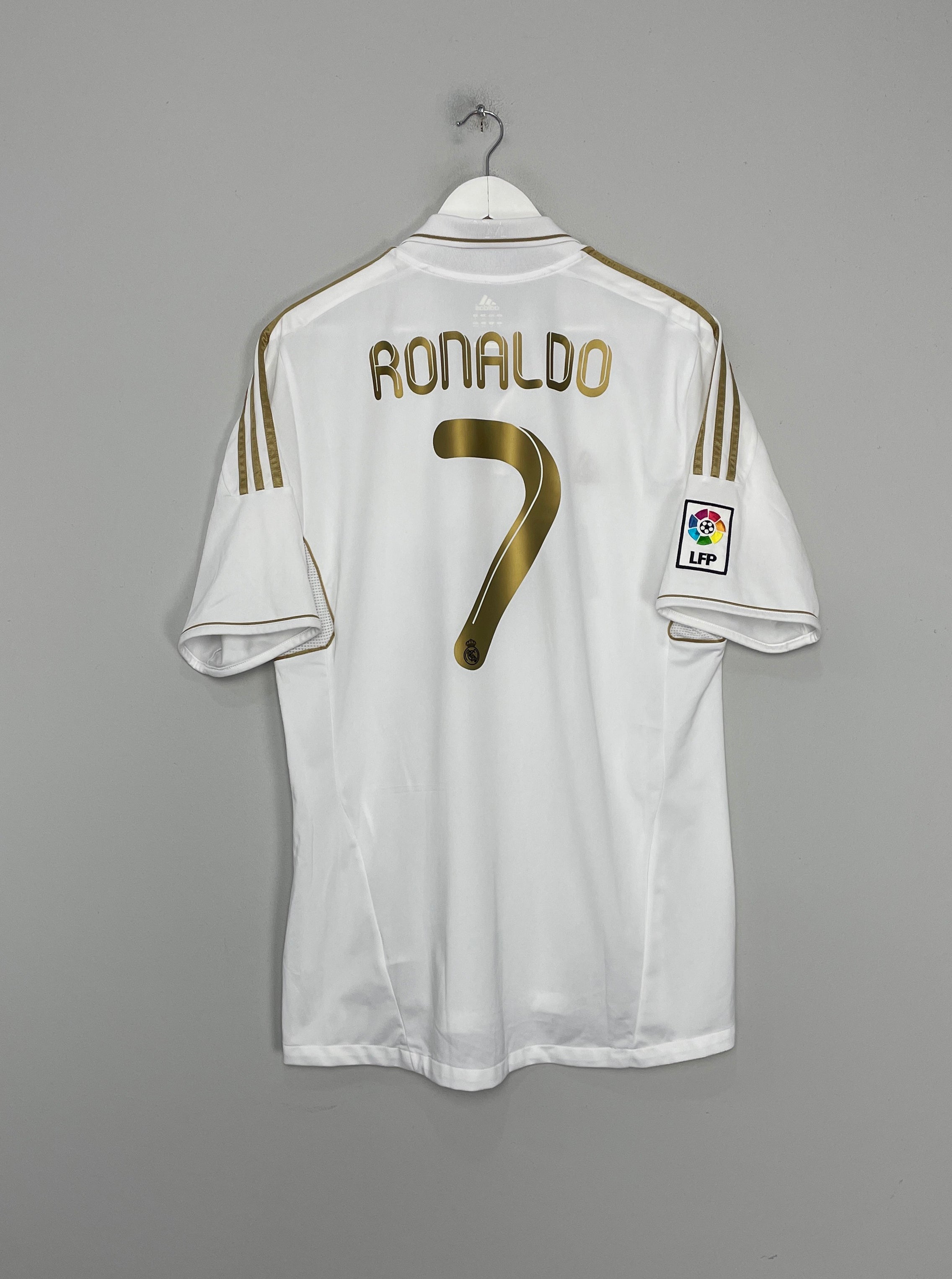 2011/12 REAL MADRID RONALDO #7 HOME SHIRT (XL) ADIDAS