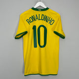 2008/09 BRAZIL RONALDINHO #10 HOME SHIRT (S) NIKE