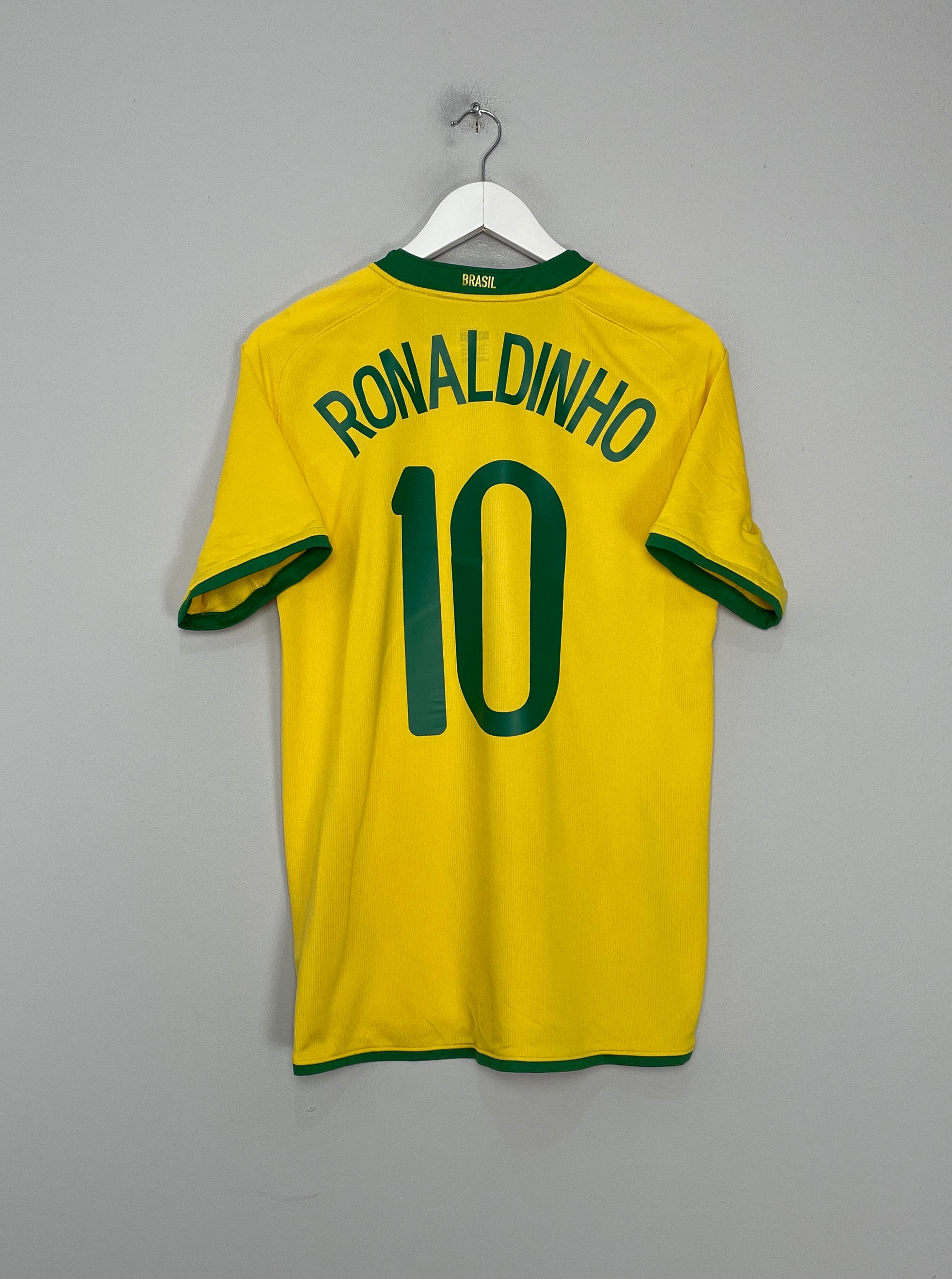 2008/09 BRAZIL RONALDINHO #10 HOME SHIRT (S) NIKE