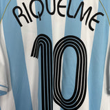 2006/08 ARGENTINA RIQUELME #10 HOME SHIRT (XL) ADIDAS