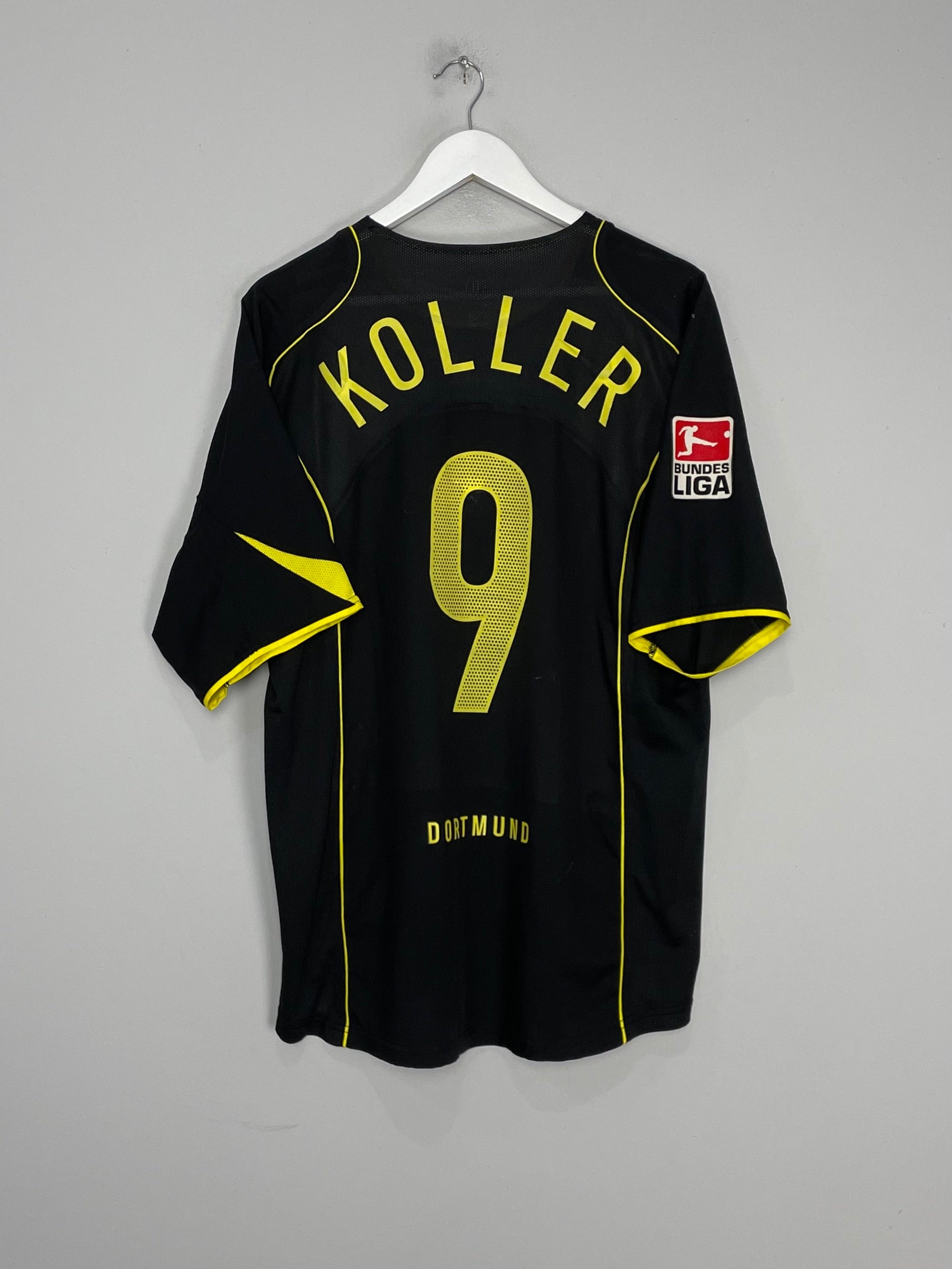 2004/05 DORTMUND KOLLER #9 AWAY SHIRT (XL) NIKE