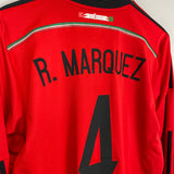 2014/15 MEXICO MARQUEZ #4 L/S AWAY SHIRT (M) ADIDAS