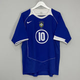 2004/06 BRAZIL RONALDINHO #10 AWAY SHIRT (L) NIKE