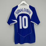 2004/06 BRAZIL RONALDINHO #10 AWAY SHIRT (L) NIKE