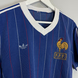 1980/81 FRANCE HOME SHIRT (M) ADIDAS