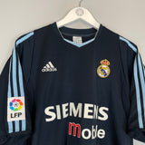 2003/04 REAL MADRID ZIDANE #5 AWAY SHIRT (XL) ADIDAS