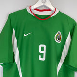 2003/04 MEXICO BORGETTI #9 HOME SHIRT (L) NIKE