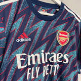 2021/22 ARSENAL WHITE #4 THIRD SHIRT (L) ADIDAS