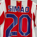 2010/11 ATLETICO MADRID SIMAO #20 HOME SHIRT (S) NIKE