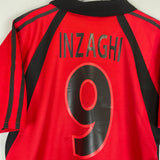 2001/02 AC MILAN INZAGHI #9 THIRD SHIRT (M) ADIDAS