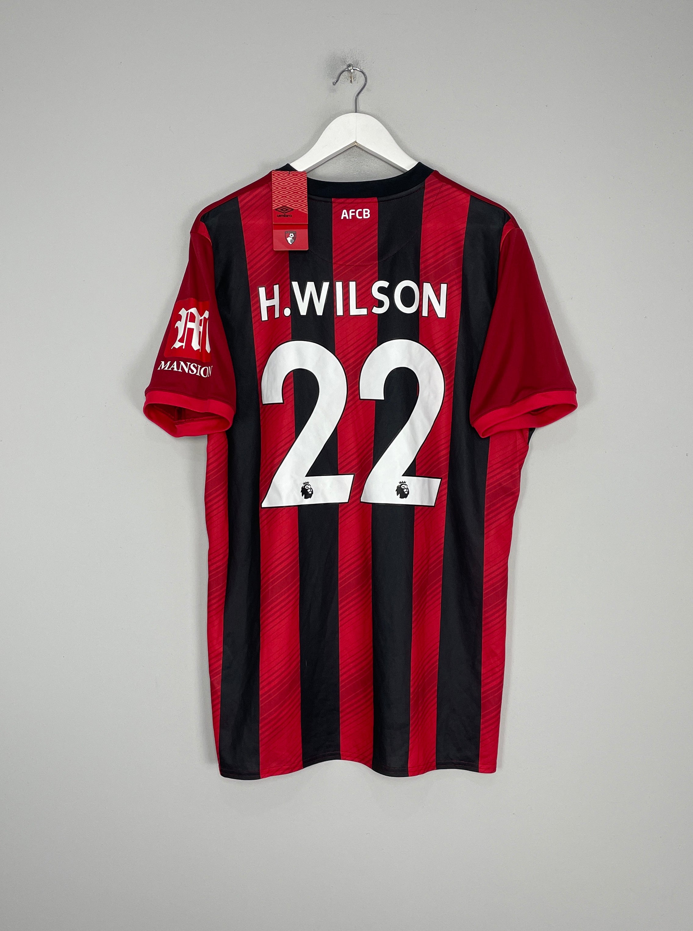 2019/20 BOURNEMOUTH WILSON #22 *BNWT* HOME SHIRT (XL) UMBRO