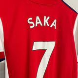 2021/22 ARSENAL SAKA #7 HOME SHIRT (L) ADIDAS