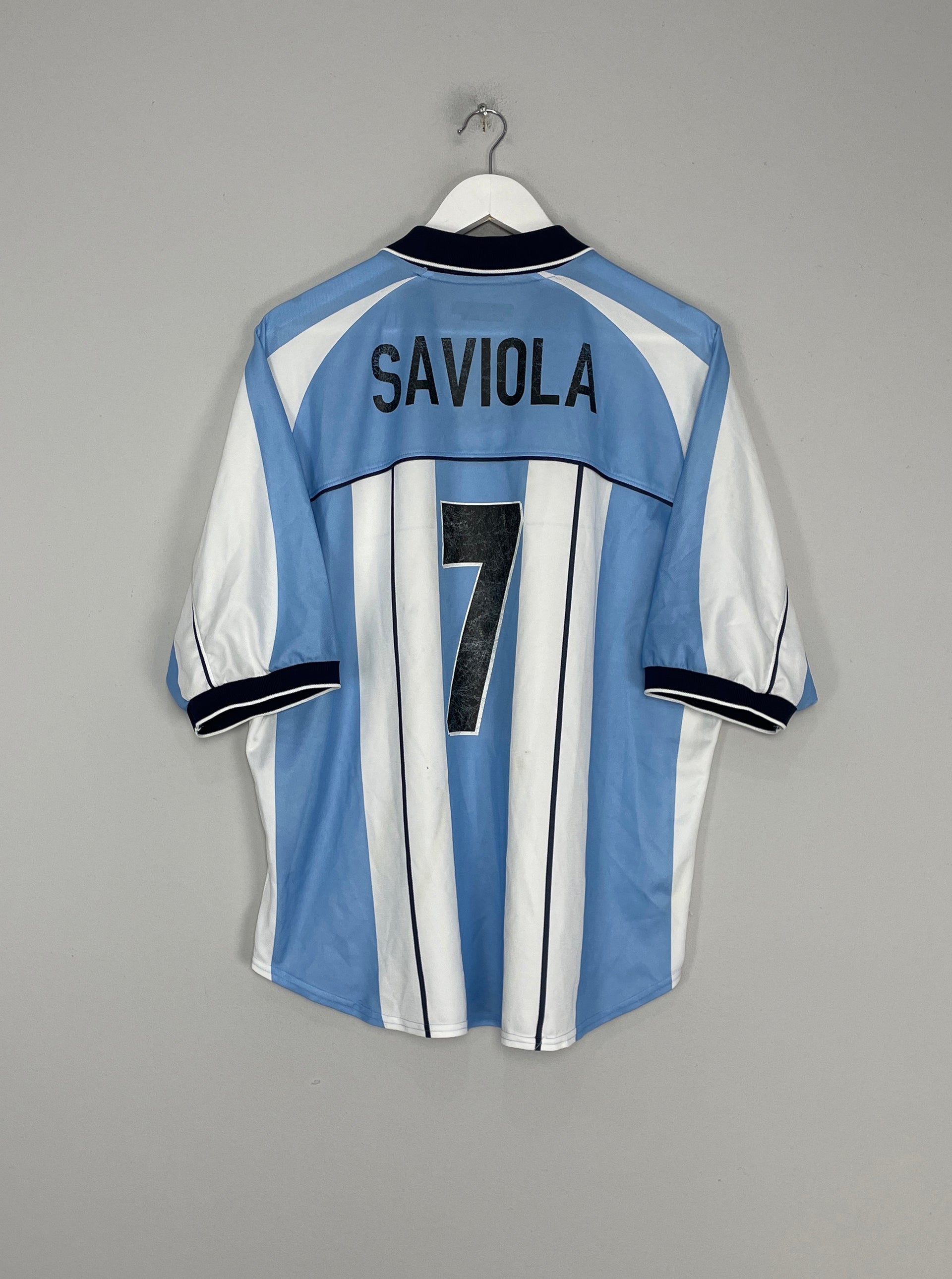 Replica Argentina Home Football Shirt Javier Saviola 7 -   Norway