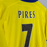 2003/05 ARSENAL PIRES #7 AWAY SHIRT (L) NIKE