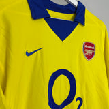 2003/05 ARSENAL PIRES #7 AWAY SHIRT (L) NIKE