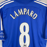 2006/08 CHELSEA LAMPARD #8 HOME SHIRT (L) ADIDAS